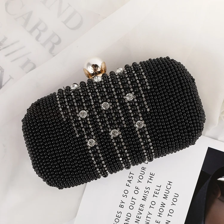 TBD06025095_3.webp Ladies Rhinestone Evening Bag Commuter Bag Clutch Chain Shoulder Bag - Image 4