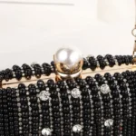 Ladies Rhinestone Evening Bag Commuter Bag Clutch Chain Shoulder Bag - Image 5