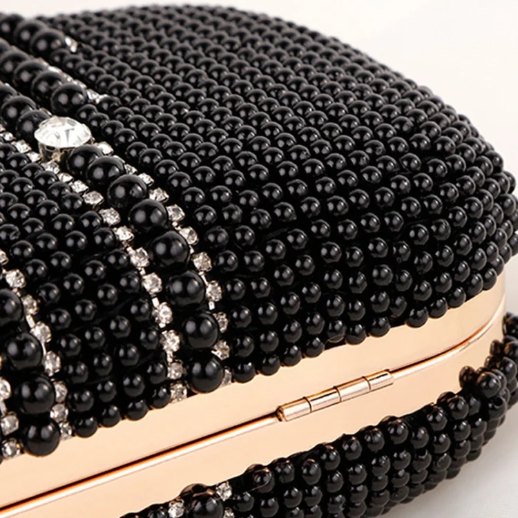 TBD06025095_5.webp Ladies Rhinestone Evening Bag Commuter Bag Clutch Chain Shoulder Bag - Image 6