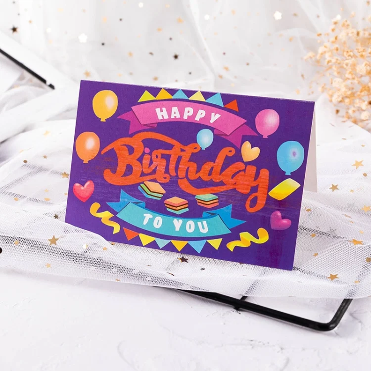 40 PCS Hand Drawn Children Birthday Card
