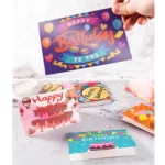 40 PCS Hand Drawn Children Birthday Card - Image 4