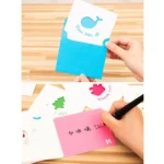 10 PCS Hollow Cartoon Greeting Card - Image 6