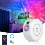 WiFi Graffiti Smart Circular Star Projection Light Home Theater Atmosphere Light - Image 2