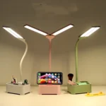 TD6 Student Mobile Phone Holder Pen Holder Eye Protection USB Desk Lamp - Image 2