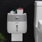 ECOCO E1804 Toilet Multifunctional Double-layers Tissue Rack - Image 2