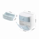 ECOCO E1804 Toilet Multifunctional Double-layers Tissue Rack - Image 3