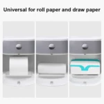 ECOCO E1804 Toilet Multifunctional Double-layers Tissue Rack - Image 6