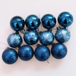 12pcs/pack 4cm Christmas Ball Special Shape + Glitter + Bright Set - Image 7