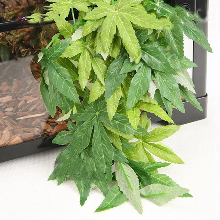 Climbing Pet Boxes Aquarium Fish Tank Landscaping Simulation Plant, Style:
