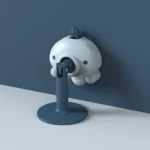 Household Silent Punch-free Door Stopper Bathroom Silicone Rear Suction Door - Image 6