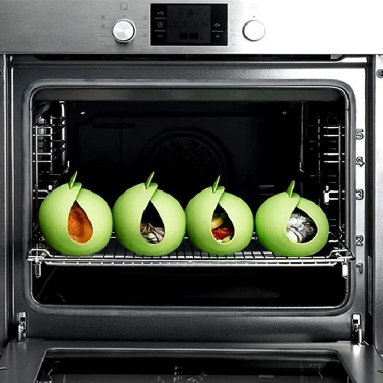 TBD0602522601_B4.webp Silicone Cooking Bowl Microwave Oven Foldable Steamed Fish Bowl Salad Bowl - Image 5