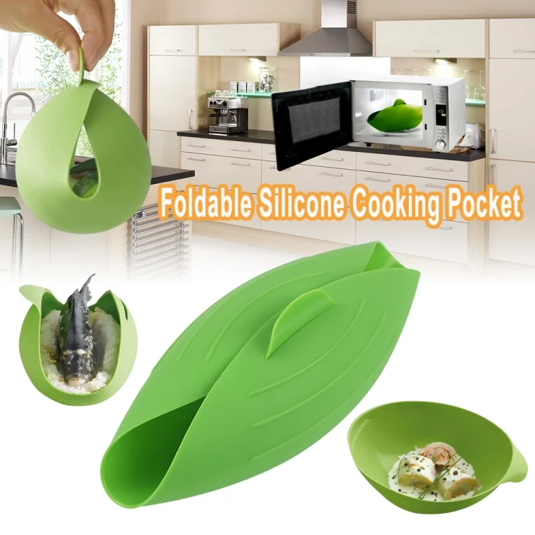 TBD0602522601_B6.webp Silicone Cooking Bowl Microwave Oven Foldable Steamed Fish Bowl Salad Bowl - Image 7