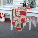Christmas Decoration Print Table Flag Restaurant Family Party Tablecloth