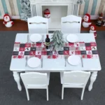 Christmas Decoration Print Table Flag Restaurant Family Party Tablecloth - Image 5