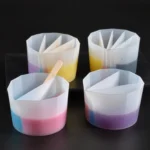 2 PCS DIY Crystal Epoxy Color Separation Cup Silicone Toning Cup, Style: - Image 4