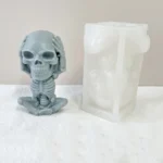 Skull Candle Silicone Mould Aromatherapy Ornament Mould