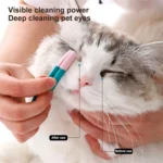 Cat Eye Brush Pet Eye Cleaner Cat Hair Knot Brush - Image 5