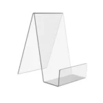 2 PCS Acrylic Display Stand Transparent Book Shelf Photo Frame Holder