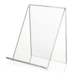 2 PCS Acrylic Display Stand Transparent Book Shelf Photo Frame Holder