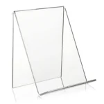 2 PCS Acrylic Display Stand Transparent Book Shelf Photo Frame Holder - Image 2
