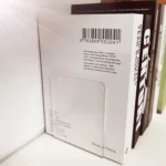 2 PCS Acrylic Transparent Bookstand L-shaped Bookends Bookshelf - Image 6