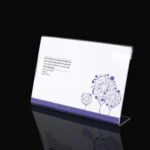 10 PCS Mini Clear Acrylic Sign Display Stand Label Holder - Image 5