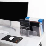 3 Grid Acrylic File Rack Transparent Storage Rack Book Display Rack - Image 6