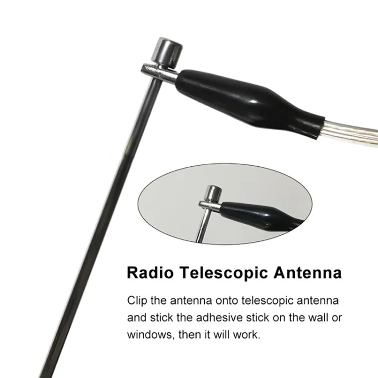 TBD06025402_4.webp ANT-108SE Home AV Amplifier Alligator Clip Radio Boost Antenna - Image 5
