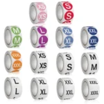 10 PCS Clothing Shoes & Hats Size Model Label Round Sticker - Image 2
