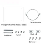 4x6 Inch Acrylic Photo Frame Transparent Frameless Desktop Photo Stand - Image 2