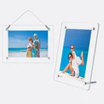 4x6 Inch Acrylic Photo Frame Transparent Frameless Desktop Photo Stand - Image 4