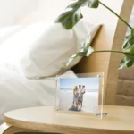 4x6 Inch Acrylic Photo Frame Transparent Frameless Desktop Photo Stand - Image 5