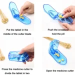 10 PCS Pills Divider Multifunctional Portable Pill Box - Image 5