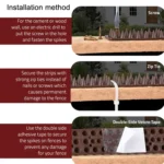 Plastic Bird Repellent Thorns Fence Anti-climb Nails - Image 7