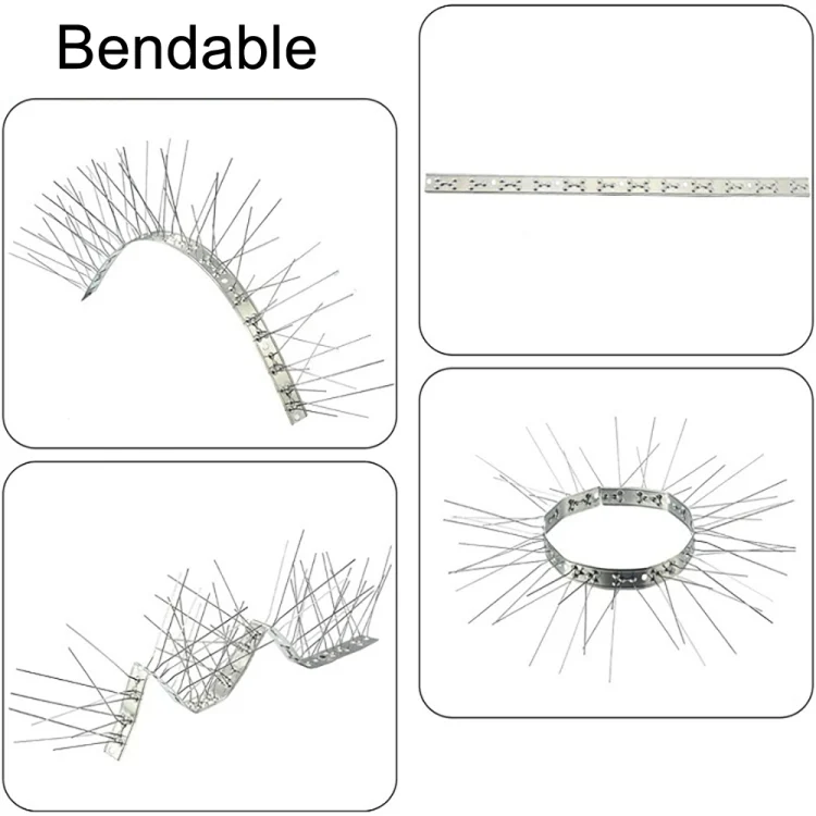 TBD0602548901_B2.webp Stainless Steel Bird Repellent Thorn Anti-cat Thorn Bird Device - Image 3