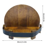 Wall-mounted Wooden Wine Display Stand Storage Rack - Image 3