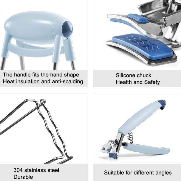 TBD0602549801_B2.webp 304 Stainless Steel Anti-Scaling Clamp Kitchen Takes Bowl Holder - Image 3