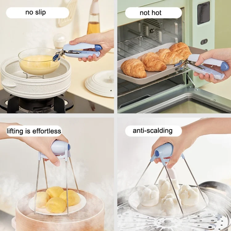 TBD0602549801_B5.webp 304 Stainless Steel Anti-Scaling Clamp Kitchen Takes Bowl Holder - Image 6