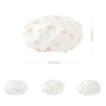 Waterproof Shower Hat Adult Women Bathing Hair Cover Anti-fume Hair Cover - Image 3