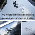 Anti-static Gecko 3D Stereo Car Sticker Decorative Stickers - Image 6