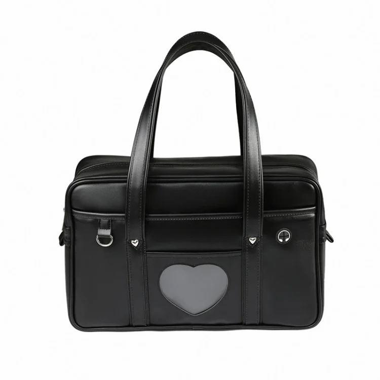 Handbag PU Uniform Bag Men and Women Wear-resistant Waterproof Commuter Backpack
