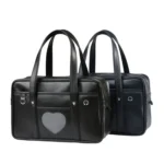 Handbag PU Uniform Bag Men and Women Wear-resistant Waterproof Commuter Backpack - Image 2