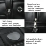 Handbag PU Uniform Bag Men and Women Wear-resistant Waterproof Commuter Backpack - Image 6