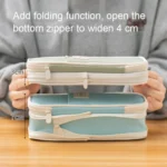Angoo Macaron Double-layer Retractable Large-capacity Pencil Case Stationery Box - Image 3