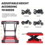 500KG 1100LBS Center Scissor Lift Suitable For Motor Bicycle ATV Work Stand - Image 4