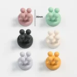 Nail-free Silicone Seamless Paste Hook Toothbrush Storage Rack - Image 2