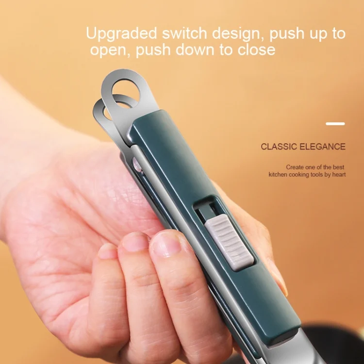 TBD0602561701_B3.webp 304 Stainless Steel Food Clip with Sawtooth Barbecue Tongs - Image 4