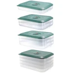 Household Refrigerator Freezer Large Capacity Dumpling Box, Capacity: - Image 6