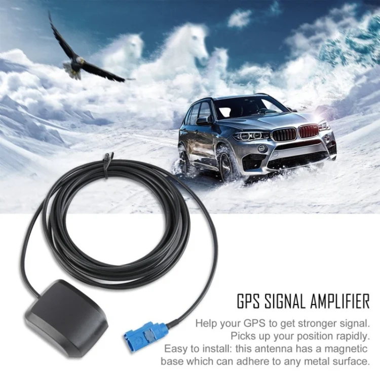 TBD06025635_6.webp 2PCS Car DVD Navigation Magnetic Base GPS Satellite Antenna Amplifier SMA/FAKRA-C Interface - Image 7