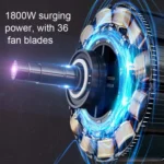 Interhasa  220V 1800W Hot and Cold Switching Electric Hand Dryer,Model: - Image 4